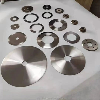 둥근 고 정밀 회전 절단 블레이드 Pvc 엣지 블레이드 회전 블레이드 절단 기계 종이 파이프 접착 테이프 절단 기계 블레이드